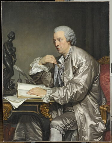 Portrait de Claude-Henri Watelet (1718-1786), receveur général des Finances, collectionneur, peintre, graveur et écrivain.