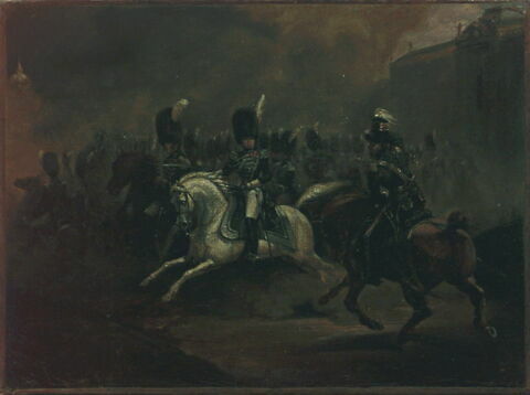 Revue militaire au Champ-de-Mars sous la Restauration, image 14/14