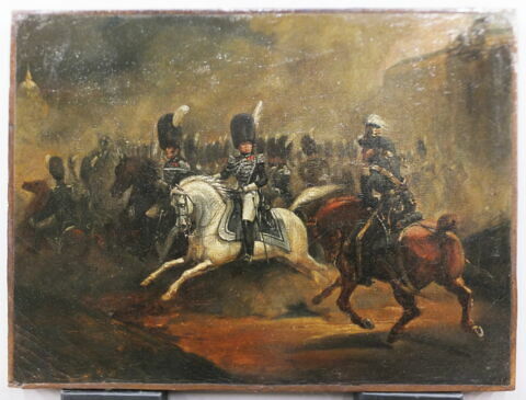 Revue militaire au Champ-de-Mars sous la Restauration, image 2/14