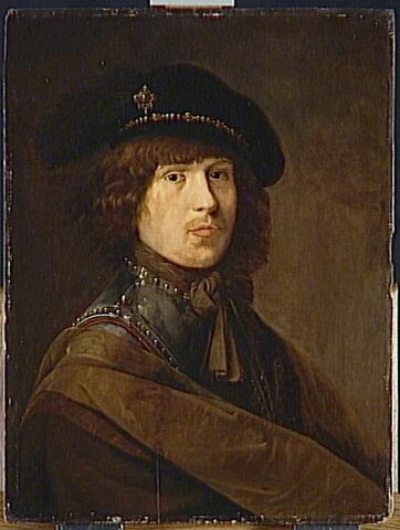 Portrait de l'artiste en cuirasse et coiffé d'un béret à plume, image 10/10