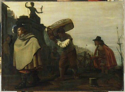 Gentilhomme arrivant dans un port méridional, image 13/13