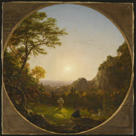 La Croix dans la solitude, dit aussi La Croix dans la contrée sauvage, 1845, image 1/4