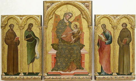 Saint François d'Assise ; saint Jean Baptiste, image 4/4