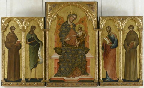 Saint François d'Assise ; saint Jean Baptiste, image 2/4