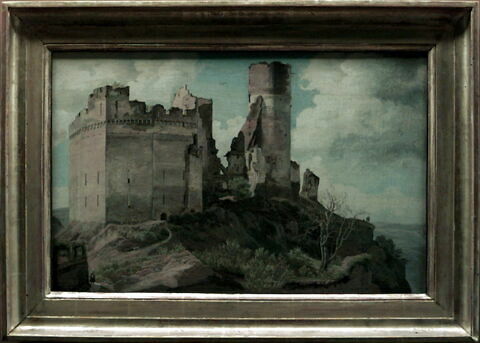 Vue des ruines de la Schönburg, près d'Oberwesel (Allemagne), sur le Rhin, image 2/2