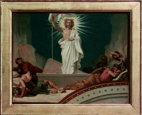 La Résurrection du Christ. Esquisse pour la décoration de Saint-Germain-des-Prés., image 2/2