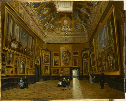 Le Salon Carré du Louvre, image 1/1