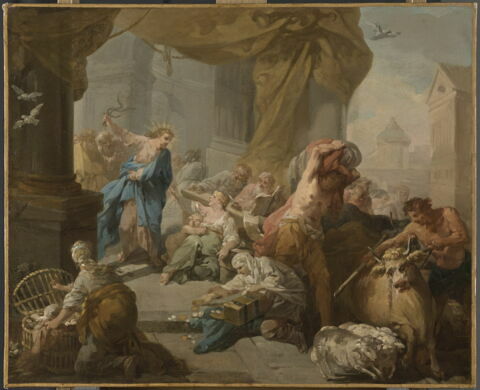 Jésus chassant les vendeurs du Temple