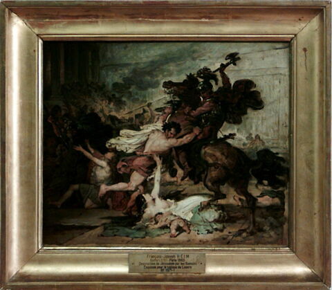 La destruction de Jérusalem par les Romains. Esquisse., image 2/3