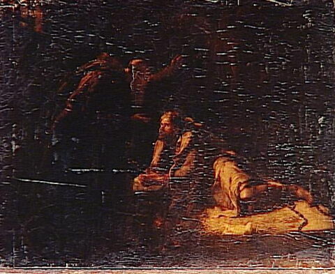 Un condamné à mort exorté par un capucin au moment de partir pour le supplice., image 3/3