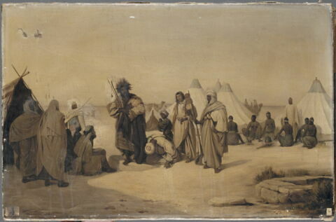 Santon prêchant des bédouins., image 3/3