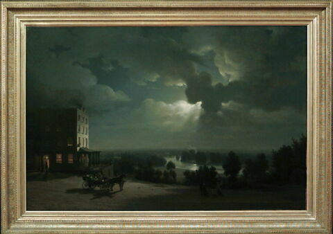 Vue de la campagne de Richmond, effet de clair de lune, image 2/3