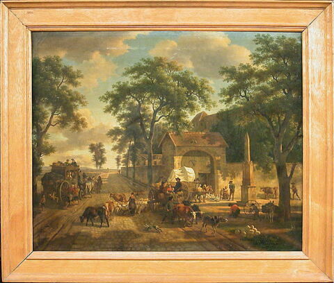 Une route sur laquelle on voit une diligence, image 5/5