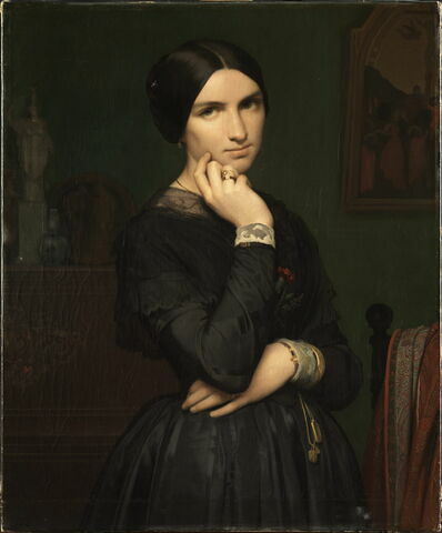 Mme Hippolyte Flandrin, née Aimée Ancelot., image 1/3