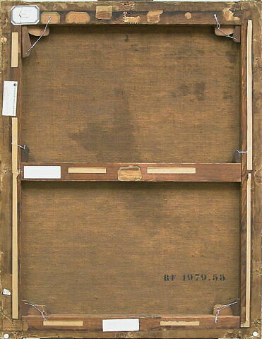 Lièvre mort avec poire à poudre et gibecière., image 4/5