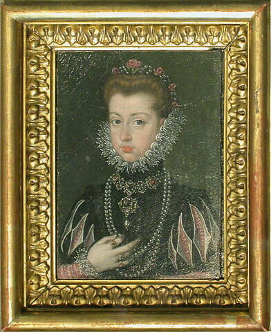 Portrait de jeune fille, peut-être l'infante Isabel Clara Eugenia (1566-1633)., image 3/4