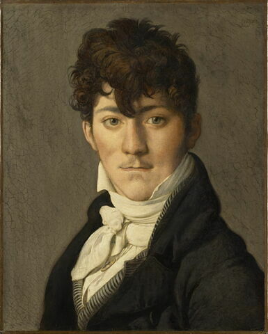 Portrait d'Auguste François Talma (1785-1812), peintre et officier de marine, neveu du tragédien Talma.
