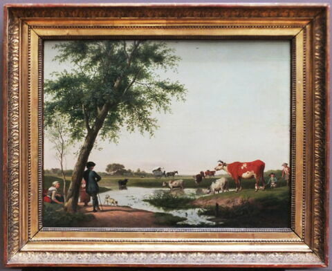 Vaches à l'abreuvoir, image 2/15