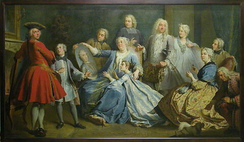 Madame Mercier entourée de sa famille., image 4/5