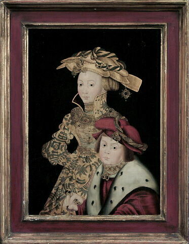 Portrait de fantaisie de Sibylle de Clèves avec son fils Jean-Frédéric, futur duc de Saxe, image 3/3