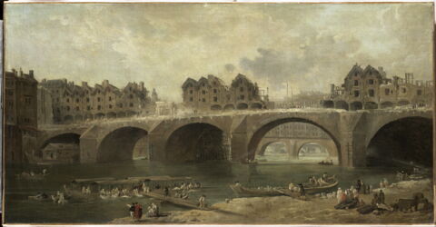 Démolition des maisons du pont Notre-Dame, en 1786