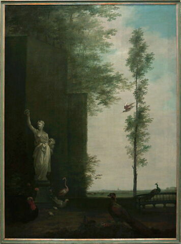 Panneau décoratif (paysage et statue), image 3/3