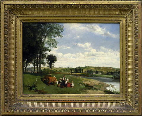 Famille de paysans au bord de l'eau, image 2/4