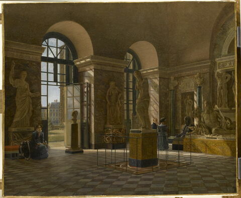 Vue de la salle du Tibre au Louvre, image 1/2