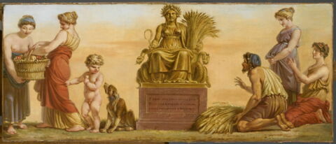 L'Été (salon des saisons) offrande à Cérès ?