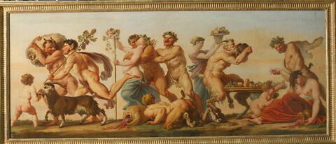 L'Automne (salon des saisons) bacchanale : table couverte de fruits, chèvre, image 3/3