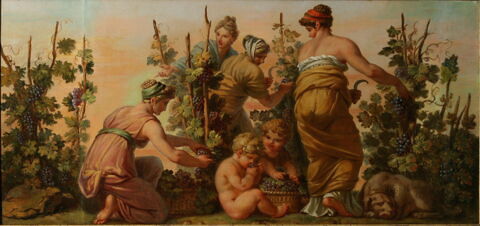 L'Automne (salon des saisons) les vendanges : la cueillette, image 2/3