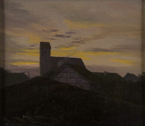 Une église au crépuscule, image 3/3