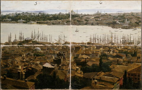 Panorama de Constantinople (divise en 16 compartiments numérotés), image 3/3