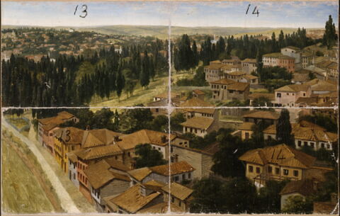 Panorama de Constantinople (divise en 16 compartiments numérotés), image 3/3