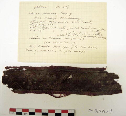 bande décorative d'habillement ; fragments, image 2/2