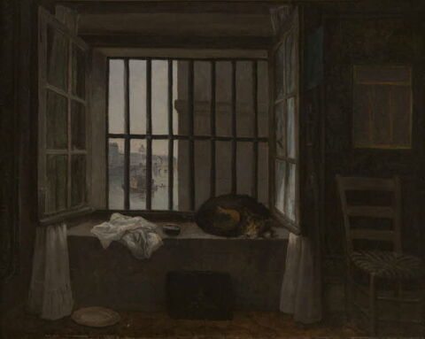 Vue de la cellule du baron de Besenval à la prison du Châtelet, image 3/4