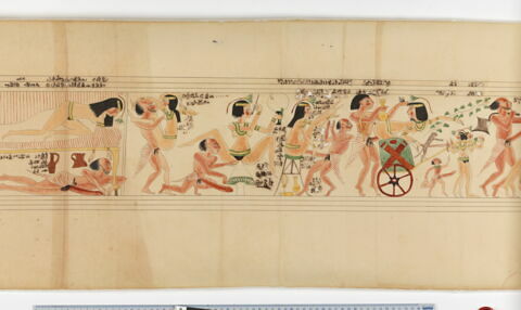 Copie du papyrus érotique Turin Cat. 55001, image 4/9