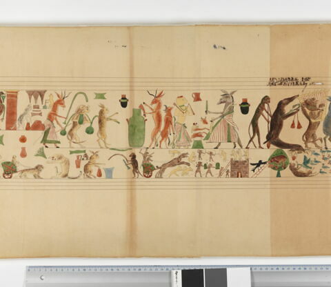 Copie du papyrus érotique Turin Cat. 55001, image 6/9