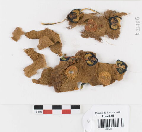 décor de textile ; fragments