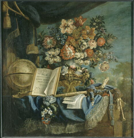 Nature morte à la mappemonde