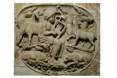 Orphée jouant de la lyre et entouré par les animaux, image 2/2