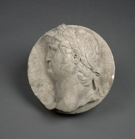 Néron lauré à gauche (Nero Clau Imperator), image 2/2