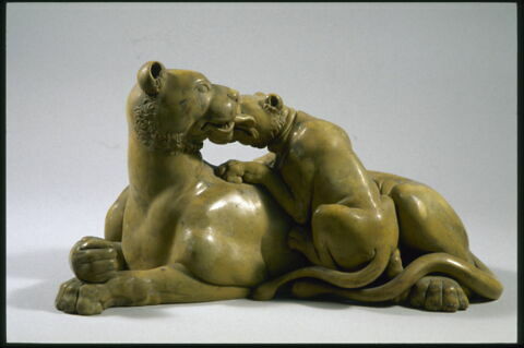 Lionne et son lionceau