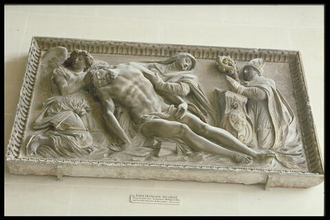 Vierge de pitié avec Philippe le Bel, abbé de Sainte-Geneviève, en prière, image 6/9