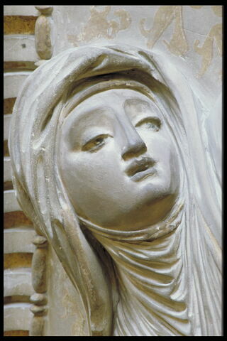 Vierge de pitié avec Philippe le Bel, abbé de Sainte-Geneviève, en prière, image 8/9