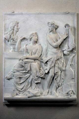 La Poésie et la Musique célébrant la gloire du roi Louis XIV, image 2/8