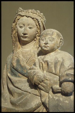 La Vierge et l'Enfant tenant un phylactère, image 9/12