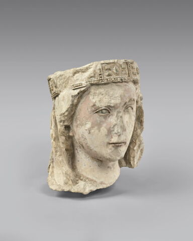 Tête de Vierge voilée et couronnée, image 4/15