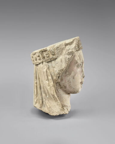Tête de Vierge voilée et couronnée, image 5/15