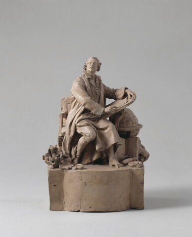 Buffon assis (Georges Louis Leclerc comte de) (1707-1788) naturaliste intendant du Jardin du roi